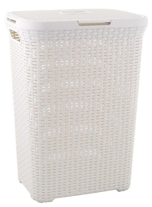 CURVER STYLE RATTAN 30459 Koš na prádlo 60 l krémový CURVER
