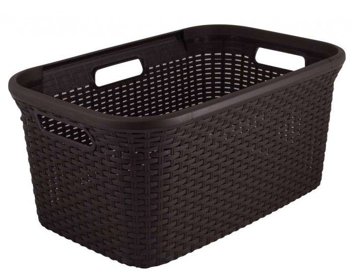 CURVER RATTAN STYLE 30476 Koš na prádlo 45 l hnědý CURVER