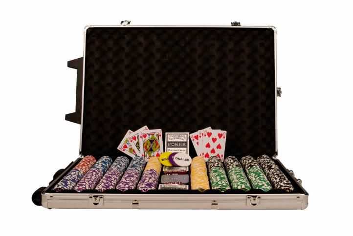 Garthen OCEAN Trolley CHAMPION CHIP 496 Poker set 1000 ks žetonů Garthen