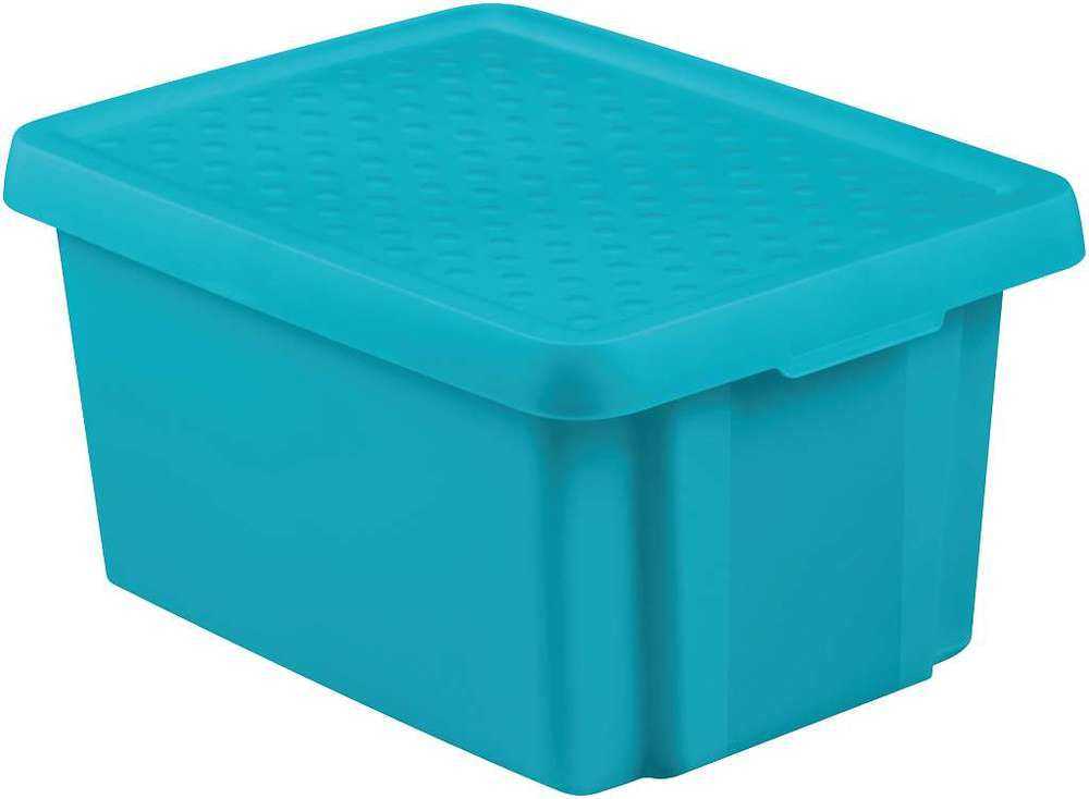 CURVER Úložný box s víkem 16L - modrý R41137 CURVER