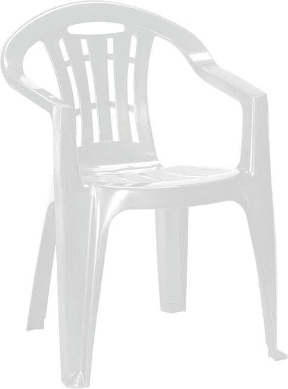 Allibert MALLORCA 41392 Zahradní židle - bílé Allibert