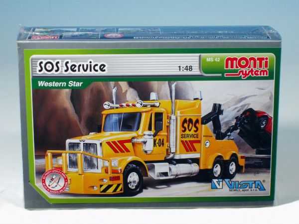 Monti SOS Service Western star Stavebnice 1:v krabici 22x15x6cm Teddies