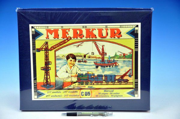 MERKUR Classic C05 Stavebnice 217 modelů v krabici 36x28x6cm Teddies