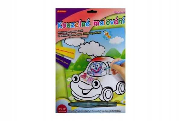 Kouzelné malování vodou Auto Teddies