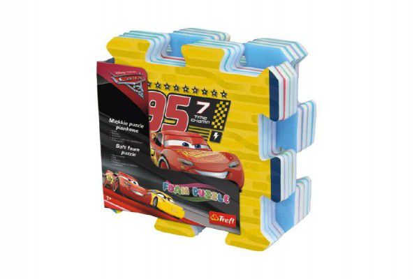 Trefl Pěnové puzzle Cars 3/Auta 32x32x1