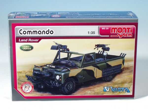 Monti 29 Commando Land Rover Stavebnice 1:3v krabici 22x15x6cm Teddies