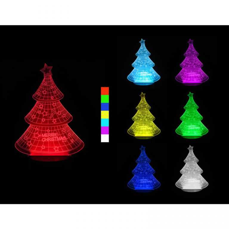 Sharks 53863 3D LED lampa - Vánoční stromek Sharks