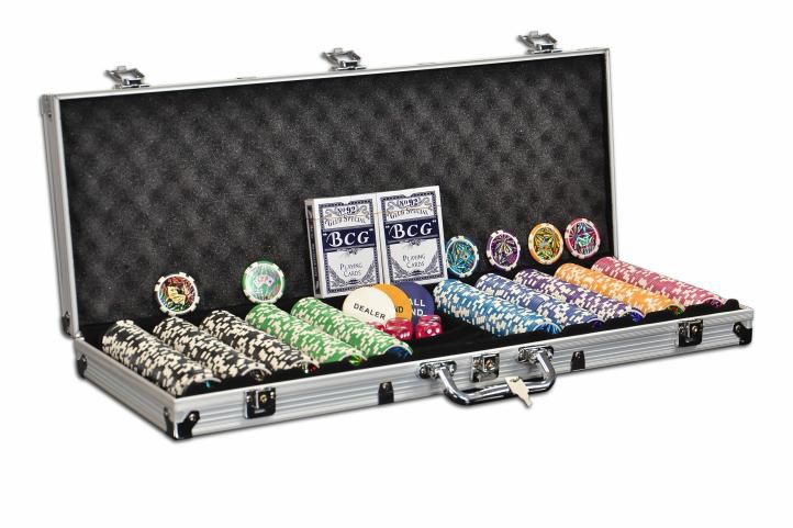 Garthen OCEAN CHAMPION 501 POKER SET 500 ks žetonů 11g Garthen