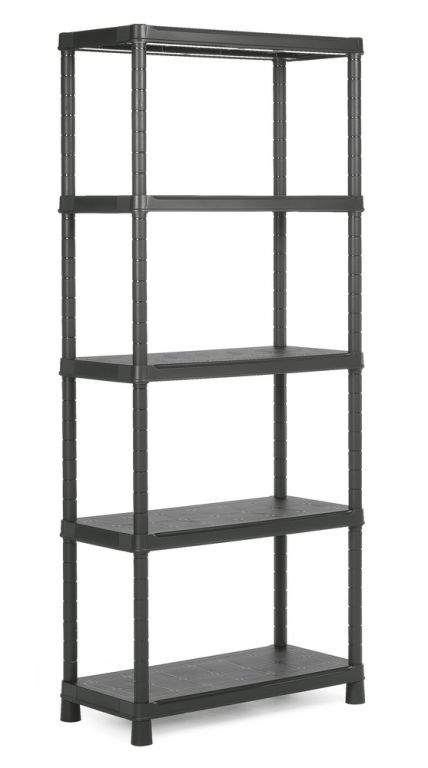 KIS PLUS 54619 Plastový otevřený regál 80/5 - 187 x 80 x 40 cm Keter