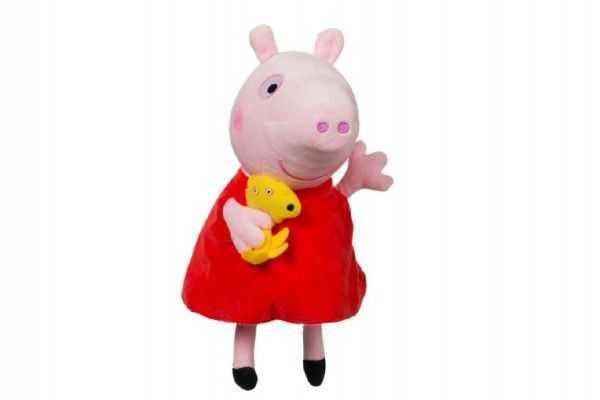 Prasátko Peppa postavička plyš 30cm v sáčku 0m+ Teddies