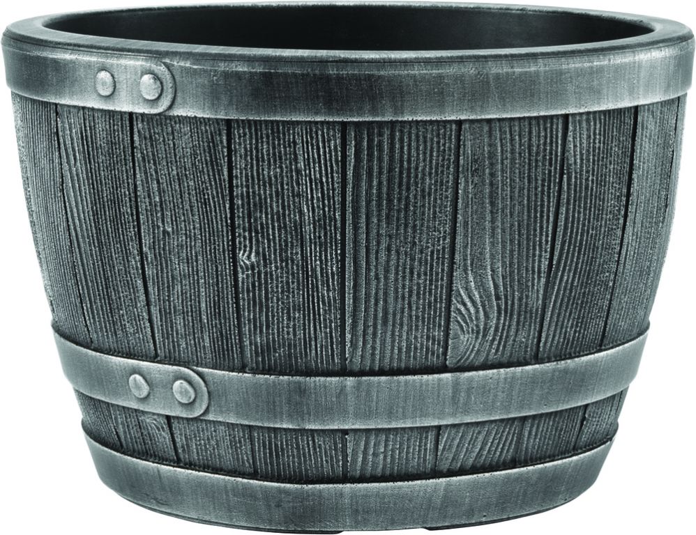 Rojaplast Plastový květináč BLENHEIM HALF BARREL - 22 L Rojaplast