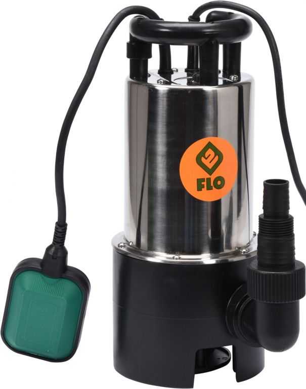 Flo Čerpadlo ponorné nerezové 900 W 16000 l/h 10m FLO Flo