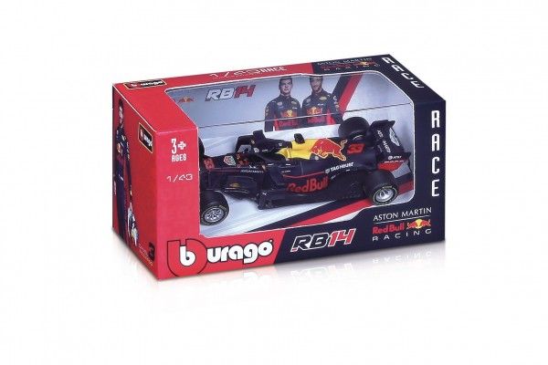 Bburago Auto Aston Martin Redbull Racing formule kov/plast v krabičce 14x7x6