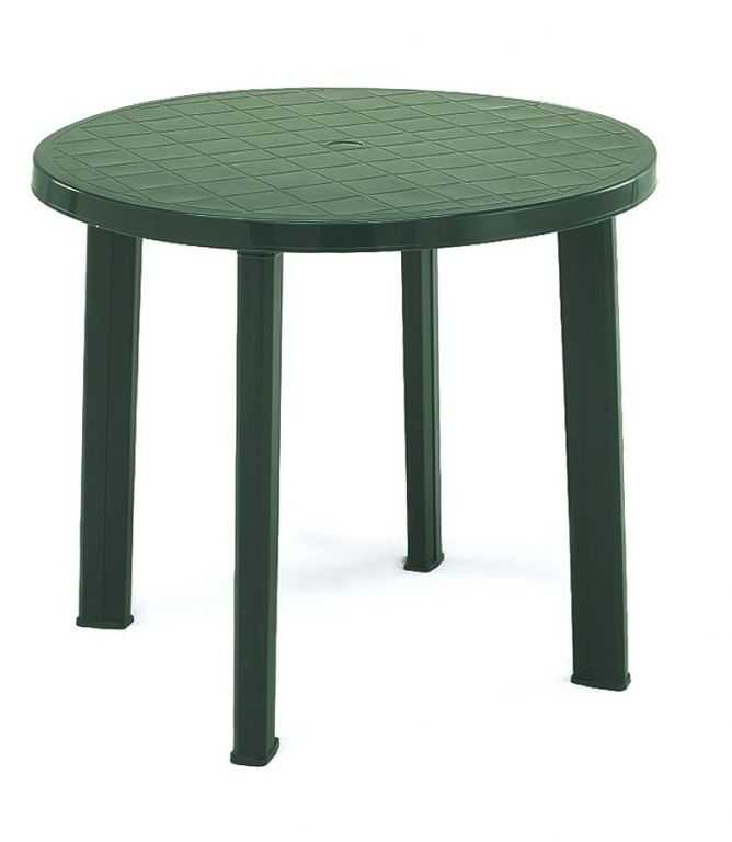 Tradgard Plastový stůl TONDO - zelený Tradgard