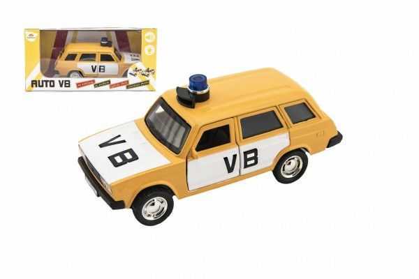 Teddies Policejní auto VB combi kov/plast 11