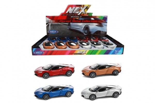 Auto Welly Mclaren GT kov/plast 11cm na zpětné natažení Teddies