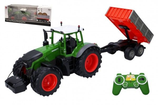 Traktor s vlekem RC plast 70cm 2