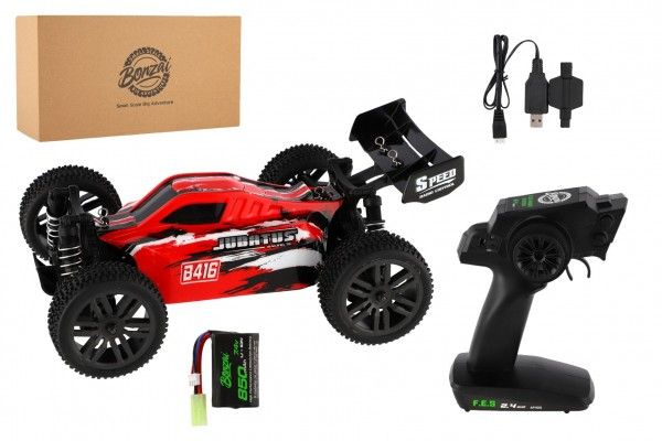 Auto RC Buggy Bonzai Jubatus terénní 30cm plast červené 2