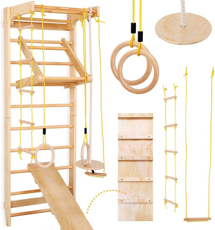 Physionics Žebřiny s příslušenstvím 80 x 220 x 60 cm