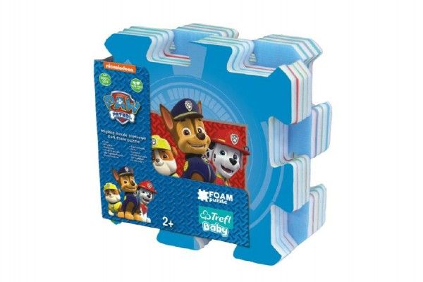 Trefl Pěnové puzzle Paw Patrol/Tlapková patrola 32x32x1cm 8ks v sáčku 2+ Teddies