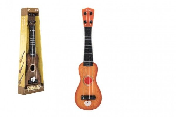 Teddies Ukulele kytara plast 39cm s trsátkem 2 barvy