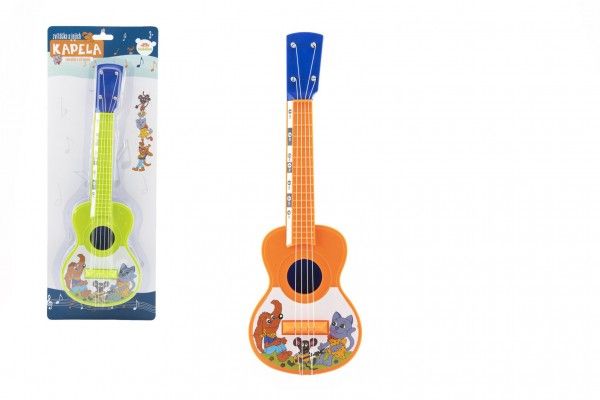 Ukulele/kytara 40cm s trsátkem Zvířátka a jejich kapela Teddies