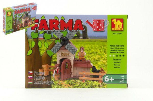 Stavebnice Dromader Farma 28403 153ks v krabici 25