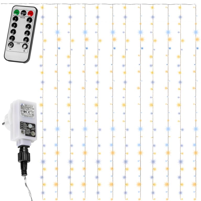 VOLTRONIC 68200 Vánoční světelný závěs - 3x3 m
