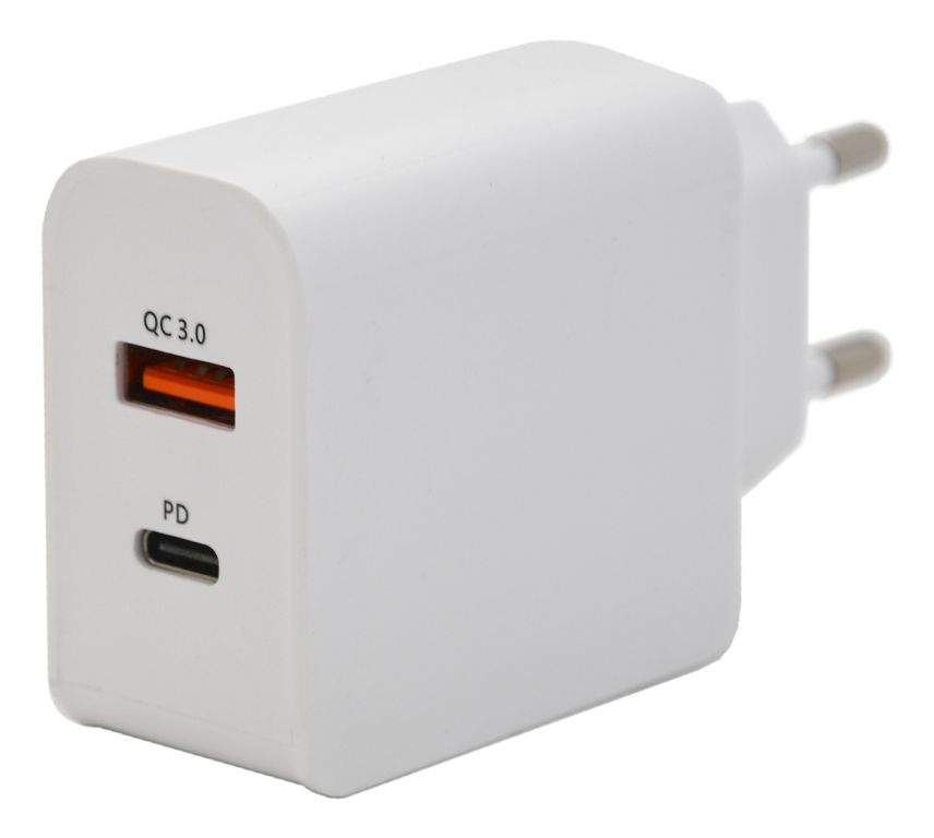 Zástrčka QUICK CHARGE 3.0 230V USB-A Compass