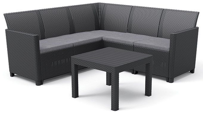 CLAIRE 5 SEAT CORNER set