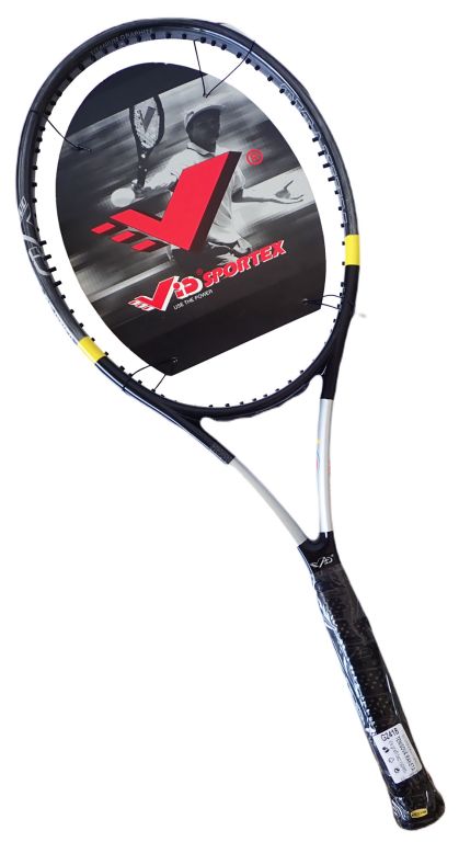 Acra Sport G2418 Pálka tenisová 100% grafitová - žluto-černá Acra Sport