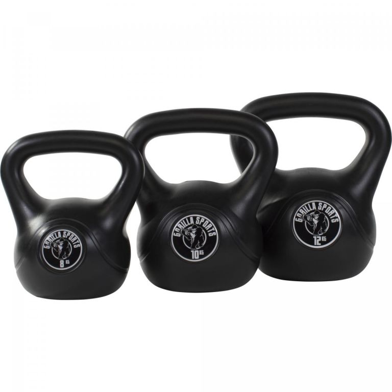 Gorilla Sports Sada kettlebell činek