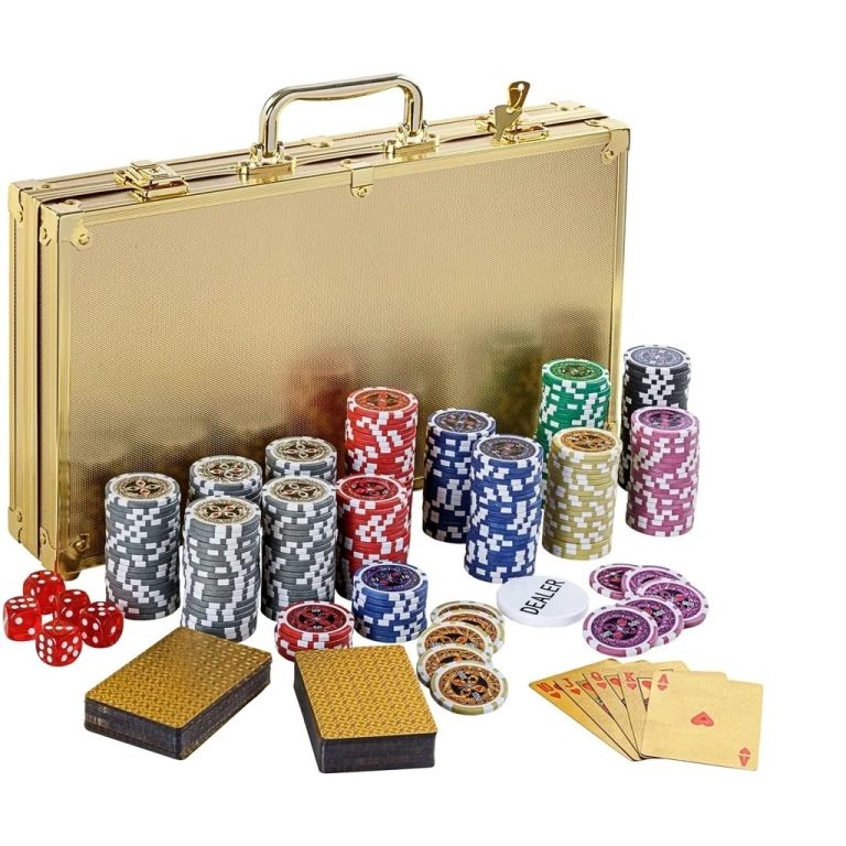 GamesPlanet Poker set Gold Edition