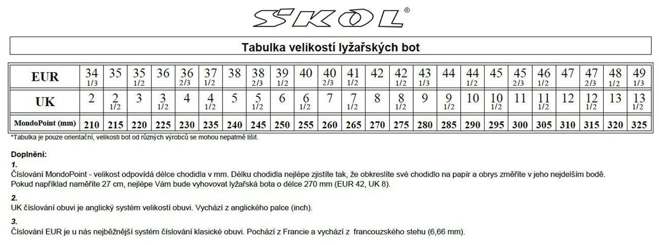 Skol 5341 Boty běžecké 75mm vel.43 Skol