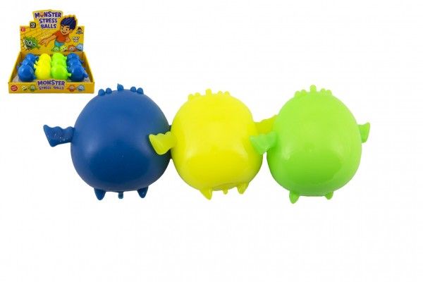 Míček antistresový mačkací silikon 7cm v sáčku Teddies