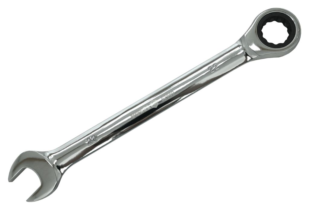 Klíč očkoplochý ráčnový 22 mm CrV Vorel