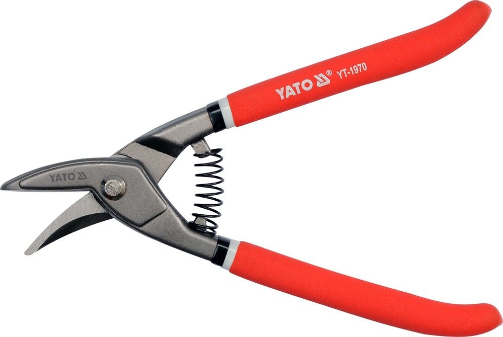 Nůžky na plech 260 mm zahnuté Yato