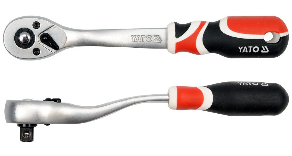 Ráčna 3/8" 200 mm vyhnutá Yato