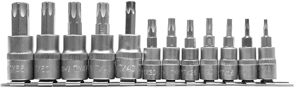 Bity Torx sada 12 ks (CrV 6150) Yato