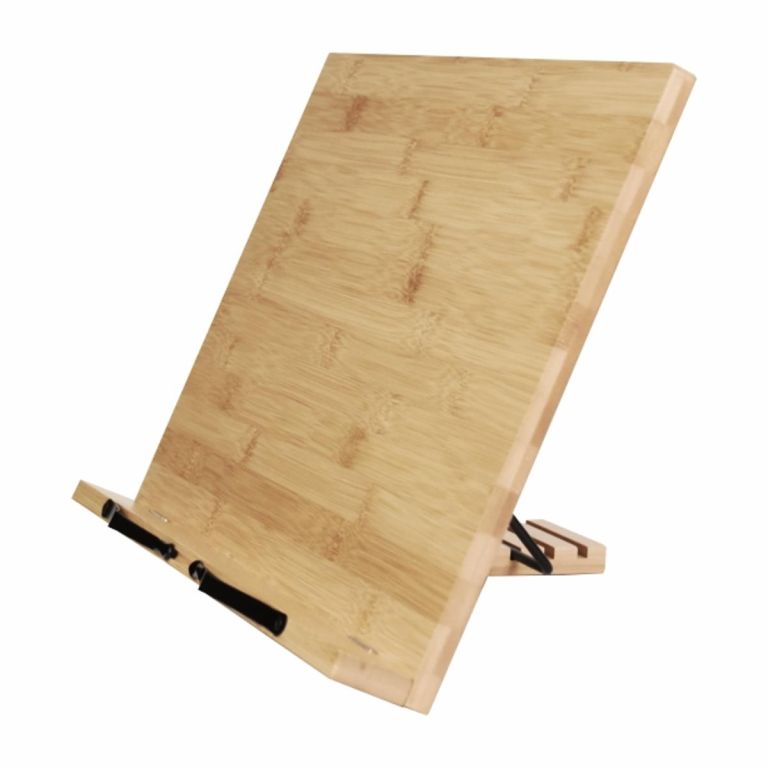 Designový bambusový držák na knihy