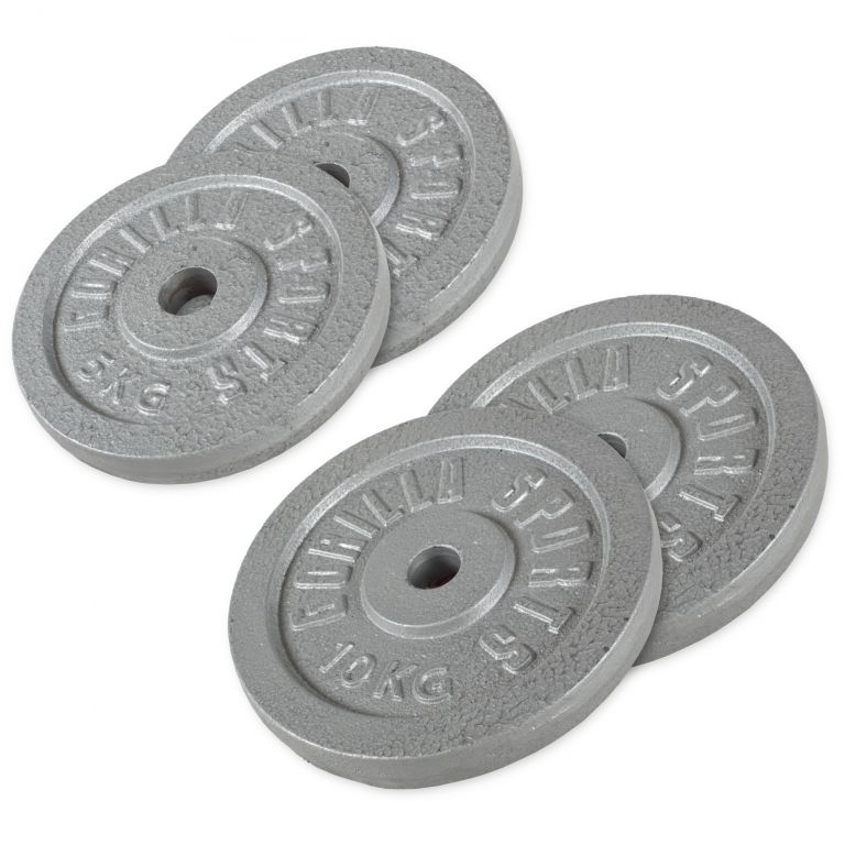 Gorilla Sports Sada litinových kotoučů 30 kg Gorilla Sports