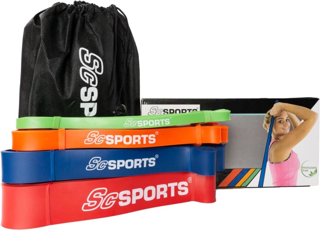 Sada fitness odporových gum