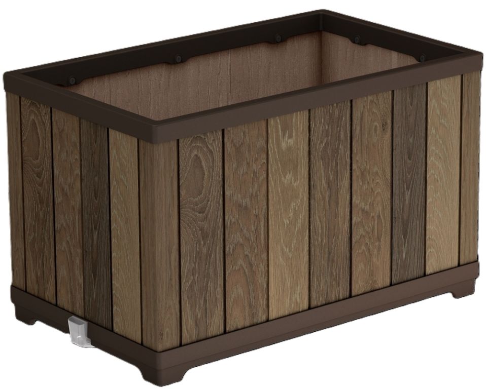 Květináč DECO RECTANGLE WALNUT Keter