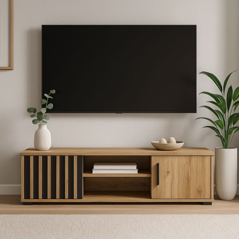 RTV stolek dub artisan 140 × 37 × 34