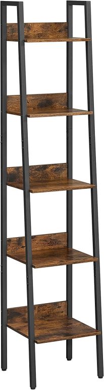 Úzká knihovna VASAGLE 5 polic 170 cm
