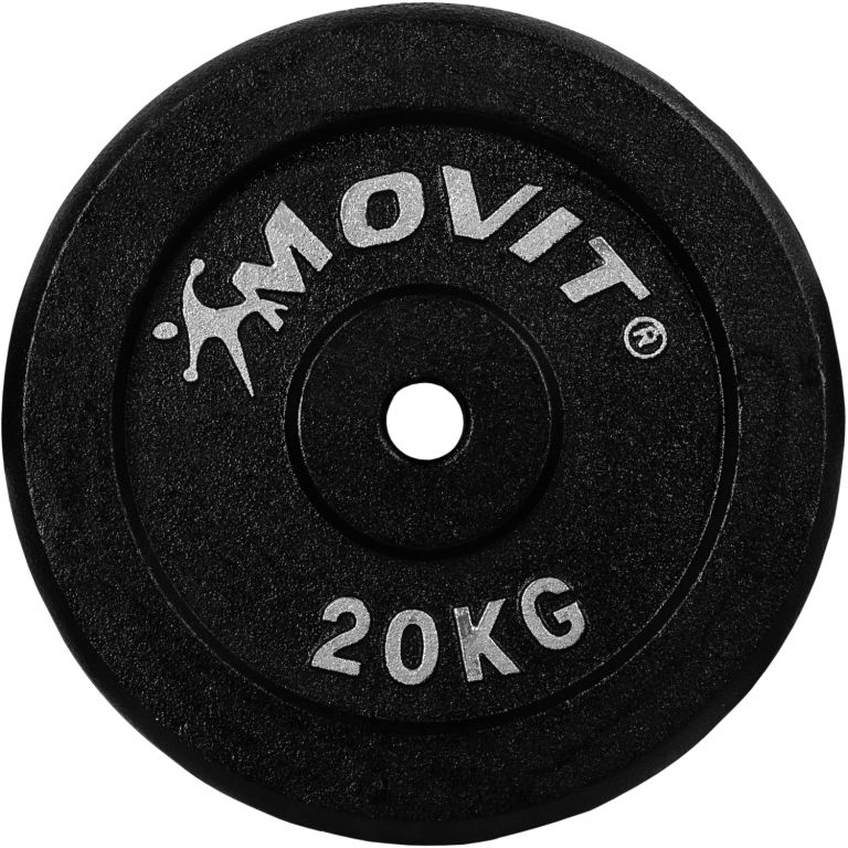 MOVIT kotouč na činku 20 kg litinový MOVIT