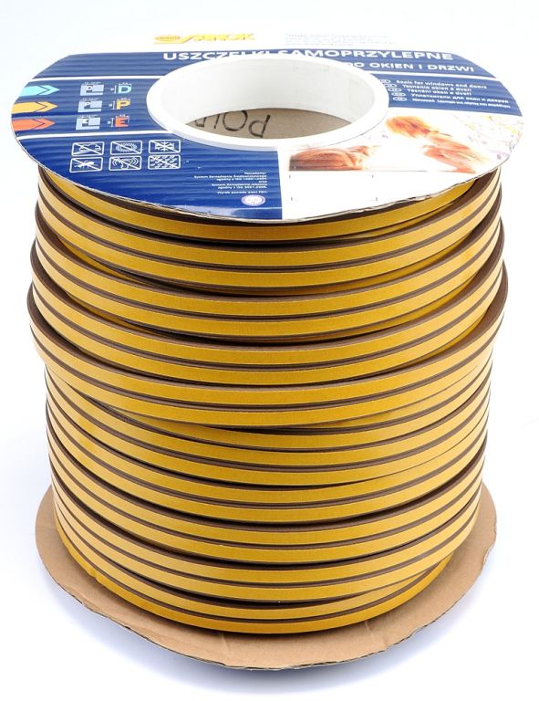 Těsnění do oken a dveří samolepící