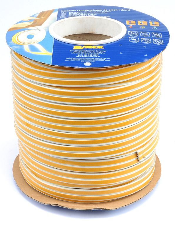 Těsnění do oken a dveří samolepící