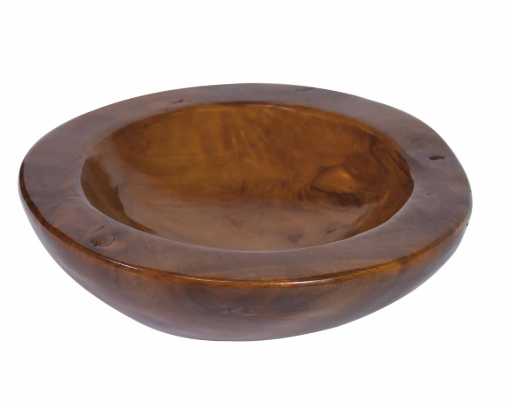 Dekorativní teaková mísa Ø 30 cm