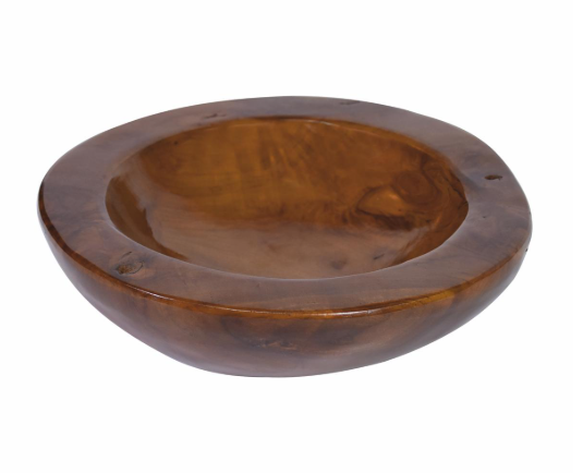 Dekorativní teaková mísa Ø 40 cm